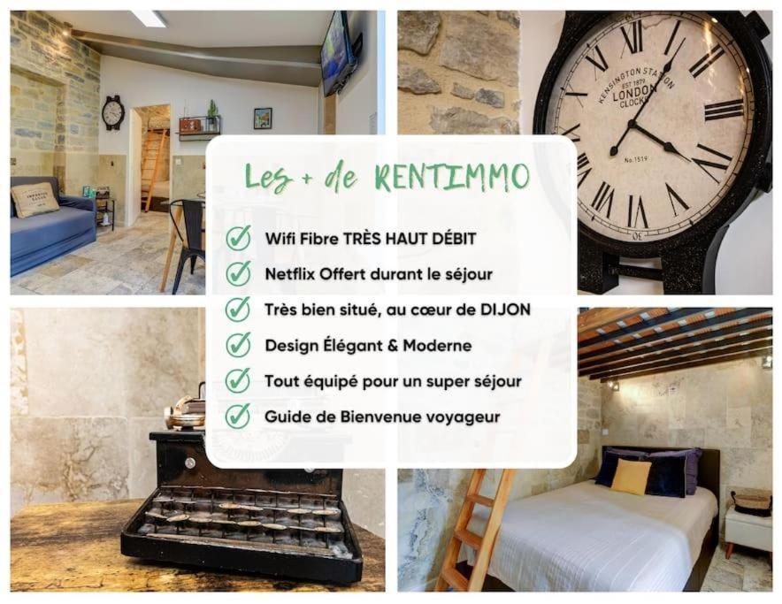 Appartamento Le Coin Vintage - Familial - Hypercentre - Charme - Rent Immo Digione Esterno foto